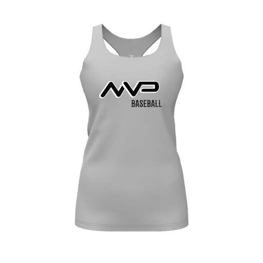 [FT0TRBGY-FYS-LOGO1] Decker Racerback Tank Top (Female Youth S, Gray, Logo 1)