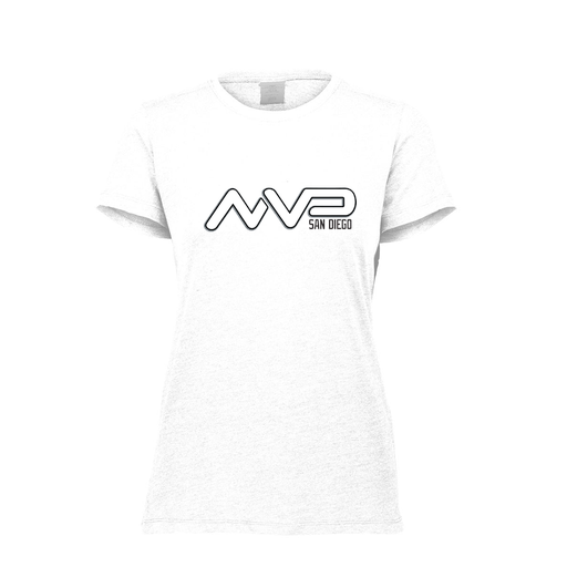 [FTSCUBWH-FAXS-LOGO2] Decker Women's Tri-Blend T-Shirt - Short Sleeve (Female Adult XS, White, Logo 2)