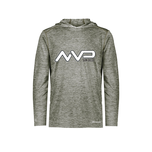 [FOLHCGGY-AS-LOGO2] Decker Men's Charge Hoodie (Adult S, Gray, Logo 2)