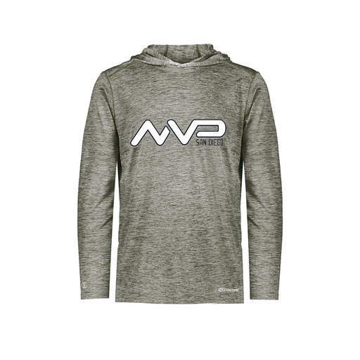 [FOLHCGGY-YS-LOGO2] Decker Youth Charge Hoodie (Youth S, Gray, Logo 2)