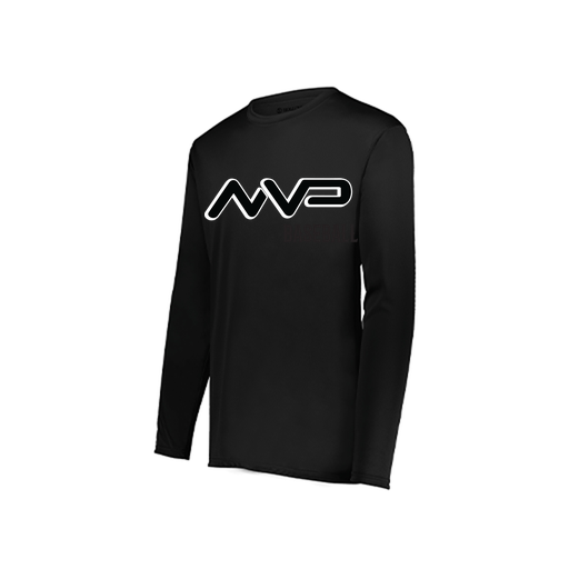 [222822.080.XS-LOGO1] Men's LS Smooth Sport Shirt (Adult XS, Black, Logo 1)