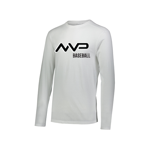 [FTLCUBWH-AXS-LOGO1] Decker Men's Tri-Blend T-Shirt - Long Sleeve (Adult XS, White, Logo 1)