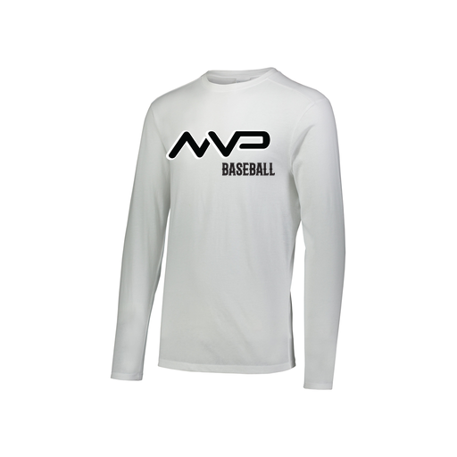 [FTLCUBWH-YS-LOGO1] Decker Youth Tri-Blend T-Shirt - Long Sleeve (Youth S, White, Logo 1)